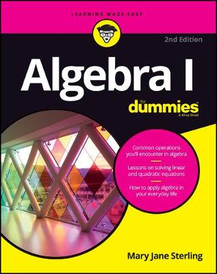 Mary Jane Sterling - Algebra I For Dummies - 9781119293576 - V9781119293576