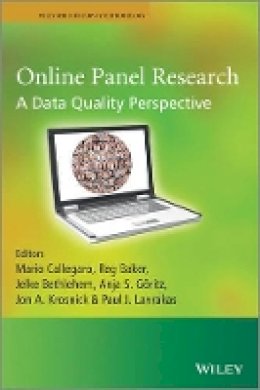 Mario Callegaro - Online Panel Research: A Data Quality Perspective - 9781119941774 - V9781119941774