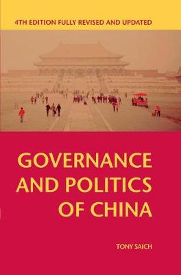 Tony Saich - Governance and Politics of China - 9781137445278 - V9781137445278