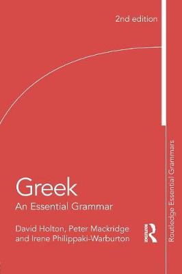 David Holton - Greek: An Essential Grammar - 9781138930681 - V9781138930681