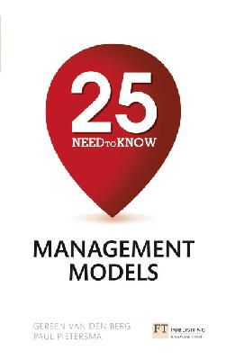 Gerben Van Den Berg - 25 Need-To-Know Management Models - 9781292016351 - V9781292016351