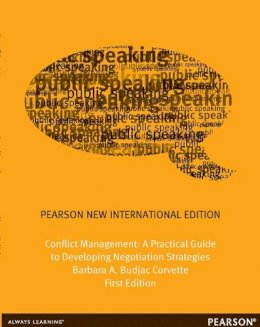 Ph.d. Barbara Budjac Corvette - Conflict Management: Pearson New International Edition - 9781292039992 - V9781292039992