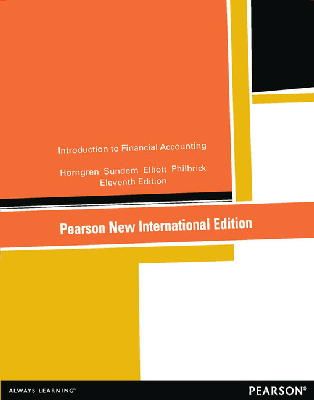 Charles Horngren - Introduction to Financial Accounting: Pearson New International Edition - 9781292040578 - V9781292040578