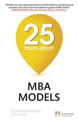 Julian Birkinshaw - 25 Need-to-Know MBA Models - 9781292178899 - V9781292178899