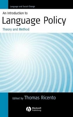 Ricento - An Introduction to Language Policy: Theory and Method - 9781405114974 - V9781405114974