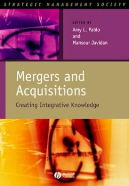 Pablo - Mergers and Acquisitions: Creating Integrative Knowledge - 9781405116237 - V9781405116237