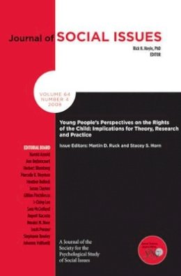 Ruck - Young Peoples Perspectives on the Rights of the Child: Implications for Theory, Research and Practice - 9781405194341 - V9781405194341 Ruck - Young Peoples Perspectives on the Rights of the Child: Implications for Theory, Research and Practice - 9781405194341 - V9781405194341