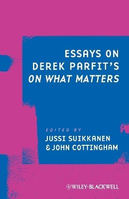 Jussi Suikkanen - Essays on Derek Parfit´s On What Matters - 9781405196987 - V9781405196987