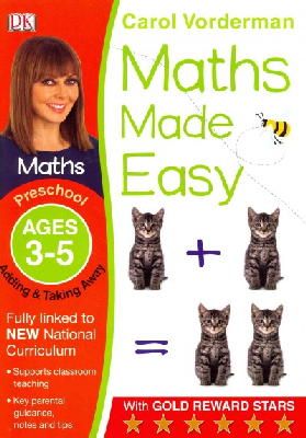 Carol Vorderman - Maths Made Easy: Adding & Taking Away, Ages 3-5 (Preschool): Supports the National Curriculum, Preschool Exercise Book - 9781409344735 - V9781409344735