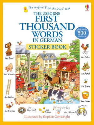 Heather Amery - First Thousand Words in German Sticker Book - 9781409580249 - V9781409580249