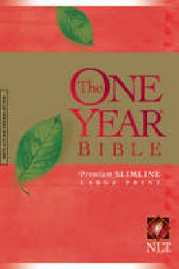 Tyndale - One Year Premium Slimline Bible-NLT-Large Print 10th Anniversary - 9781414312446 - V9781414312446