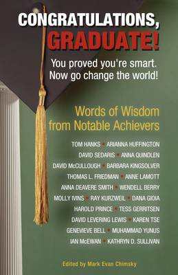 Mark Evan Chimsky - Congratulations, Graduate!: You Proved You´re Smart. Now Go Change the World! - 9781416245735 - V9781416245735