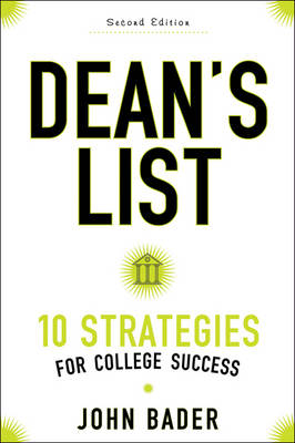 John B. Bader - Dean´s List: Ten Strategies for College Success - 9781421422374 - V9781421422374