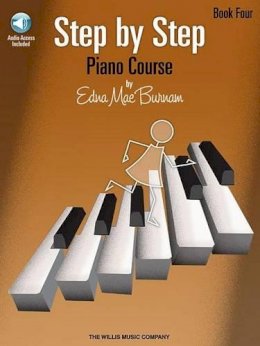 Edna Mae Burnam - Step by Step Piano Course - Book 4 with CD - 9781423436089 - V9781423436089