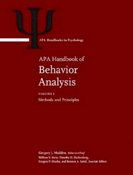 Gregory J. . Ed(S): Madden - APA Handbook of Behavior Analysis - 9781433811111 - V9781433811111