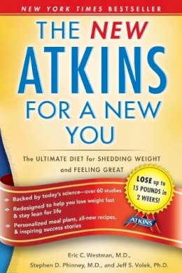 Dr Westman - The New Atkins for a New You: The Ultimate Diet for Shedding Weight and Feeling Great - 9781439190272 - V9781439190272