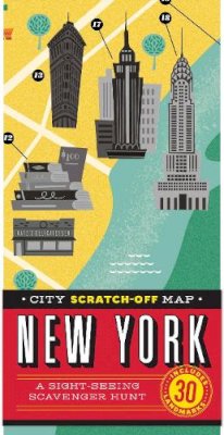 Christina Henry De Tessan - City Scratch-off Map: New York: A Sight-Seeing Scavenger Hunt - 9781452139869 - V9781452139869