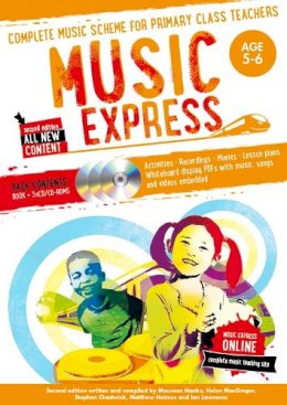 Helen Macgregor - Music Express – Music Express: Age 5-6 (Book + 3 CDs + DVD-ROM): Complete music scheme for primary class teachers - 9781472900173 - V9781472900173