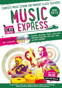 Stephen Chadwick - Music Express – Music Express: Age 10-11 (Book + 3CDs + DVD-ROM): Complete music scheme for primary class teachers - 9781472900227 - V9781472900227