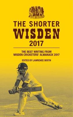 Lawrence (Ed) Booth - Wisden Cricketers´ Almanack 2017 - 9781472935182 - V9781472935182