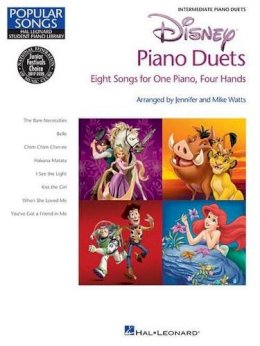 Watts, Mike, Watts, Jennifer - Disney Piano Duets: Eight Songs for One Piano, Four Hands - 9781480305472 - V9781480305472