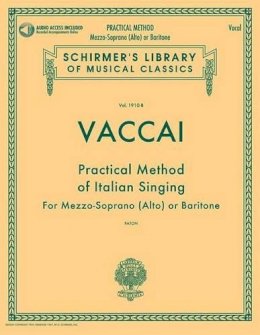 Various - Practical Method of Italian Singing: For Mezzo Soprano (Alto) or Baritone - 9781480328464 - V9781480328464