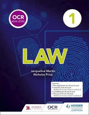 Jacqueline Martin - OCR AS/A Level Law Book 1 - 9781510401761 - V9781510401761