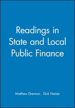 Drennan - Readings in State and Local Public Finance - 9781557867131 - V9781557867131