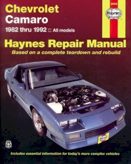 Haynes Publishing - Chevrolet Camaro  '82'92 (Haynes Manuals) - 9781563920608 - V9781563920608