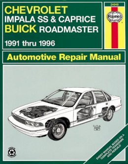 Haynes Publishing - Chevrolet Impala SS & Buick Roadmaster '91'96 (Haynes Manuals) - 9781563922497 - V9781563922497