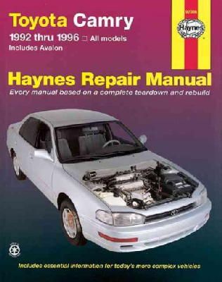 Haynes Publishing - Toyota Camry (1992-1996) Automotive Repair Manual - 9781563923517 - V9781563923517