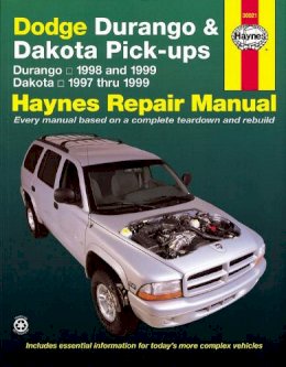 Haynes Publishing - Dodge Durango and Dakota Pick-ups (1997-1999) Automotive Repair Manual - 9781563923524 - V9781563923524