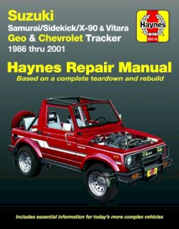 Haynes Publishing - Suzuki Samurai, Sidekick, X90, and Vitara; Geo/Chevrolet Tracker (Haynes Manuals) - 9781563924323 - V9781563924323