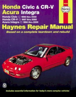 Haynes Publishing - Honda Civic & Cr-V & Acura Integra (94 - 01) - 9781563925825 - V9781563925825
