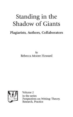 Rebecca Moore Howard - Standing in the Shadow of Giants - 9781567504361 - V9781567504361
