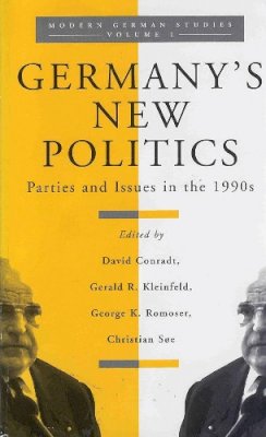  - Germany's New Politics: Parties and Issues in the 1990s (Modern German Studies) - 9781571810335 - KRA0007322
