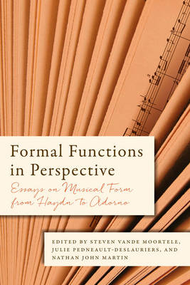 Steven Vande Moortele - Formal Functions in Perspective (Eastman Studies in Music) - 9781580465182 - V9781580465182