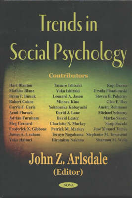 John Z. Arlsdale - Trends in Social Psychology - 9781590337264 - V9781590337264