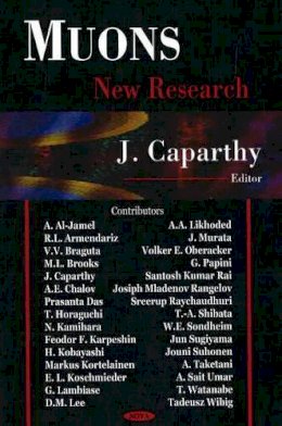 J Caparthy - Muons: New Research - 9781594541759 - V9781594541759