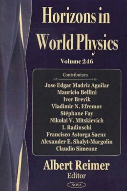 Albert Reimer - Quantum Cosmology Research Trends: Horizons in World Physics - 9781594543203 - V9781594543203