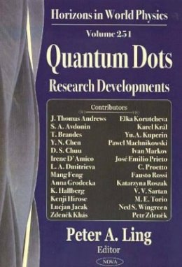Peter Ling - Quantum Dots: Research Developments - 9781594544064 - V9781594544064