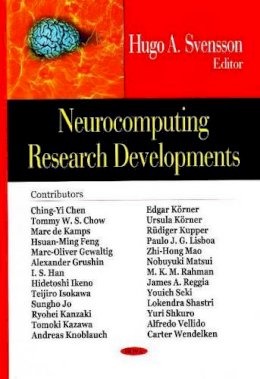 Hugo Svensson - Neurocomputing Research Developments - 9781600219313 - V9781600219313