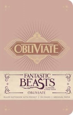 Insight Editions - Fantastic Beasts and Where to Find Them: Obliviate Hardcover Ruled Notebook - 9781608879472 - 9781608879472