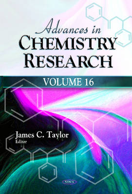 Taylor J.c. - Advances in Chemistry Research: Volume 16 - 9781620813621 - V9781620813621