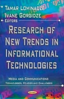 Tamar Lominadze - Research of New Trends in Informational Technologies - 9781620814581 - V9781620814581