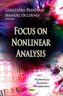 Gualtiero Padovani - Focus on Nonlinear Analysis Research - 9781624173509 - V9781624173509