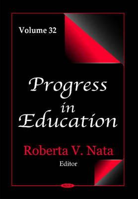 Roberta V Nata - Progress in Education - 9781634637909 - V9781634637909