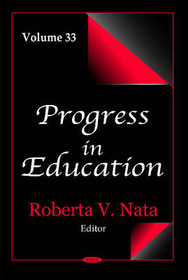 Nata R.v. - Progress in Education: Volume 33 - 9781634821582 - V9781634821582