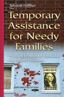 Salvatore Hoffman - Temporary Assistance for Needy Families: Promising Employment Approaches & Program Provisions - 9781634826129 - V9781634826129