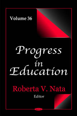 Nata R.v. - Progress in Education: Volume 36 - 9781634827973 - V9781634827973